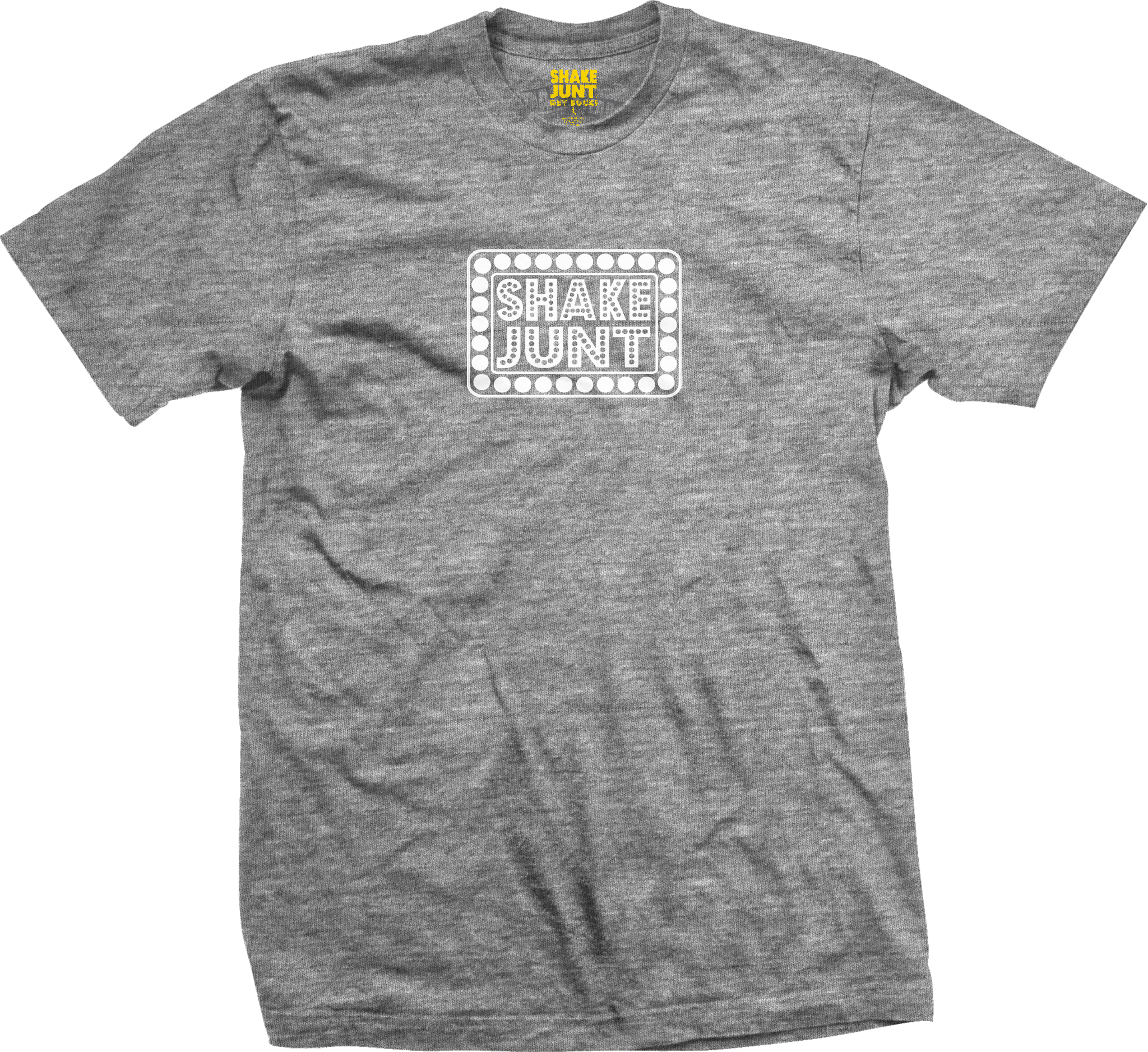 Shake Junt Box Logo maglietta grigia cotone