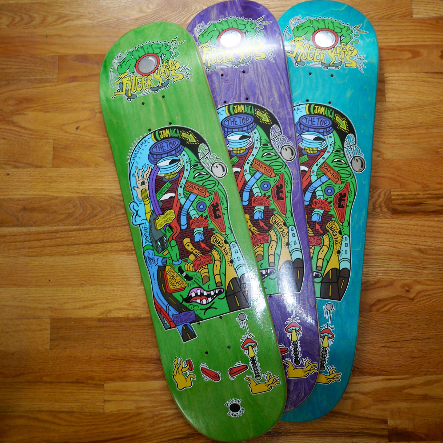 Snack Krebs S.F. Pinball tavola skate acero