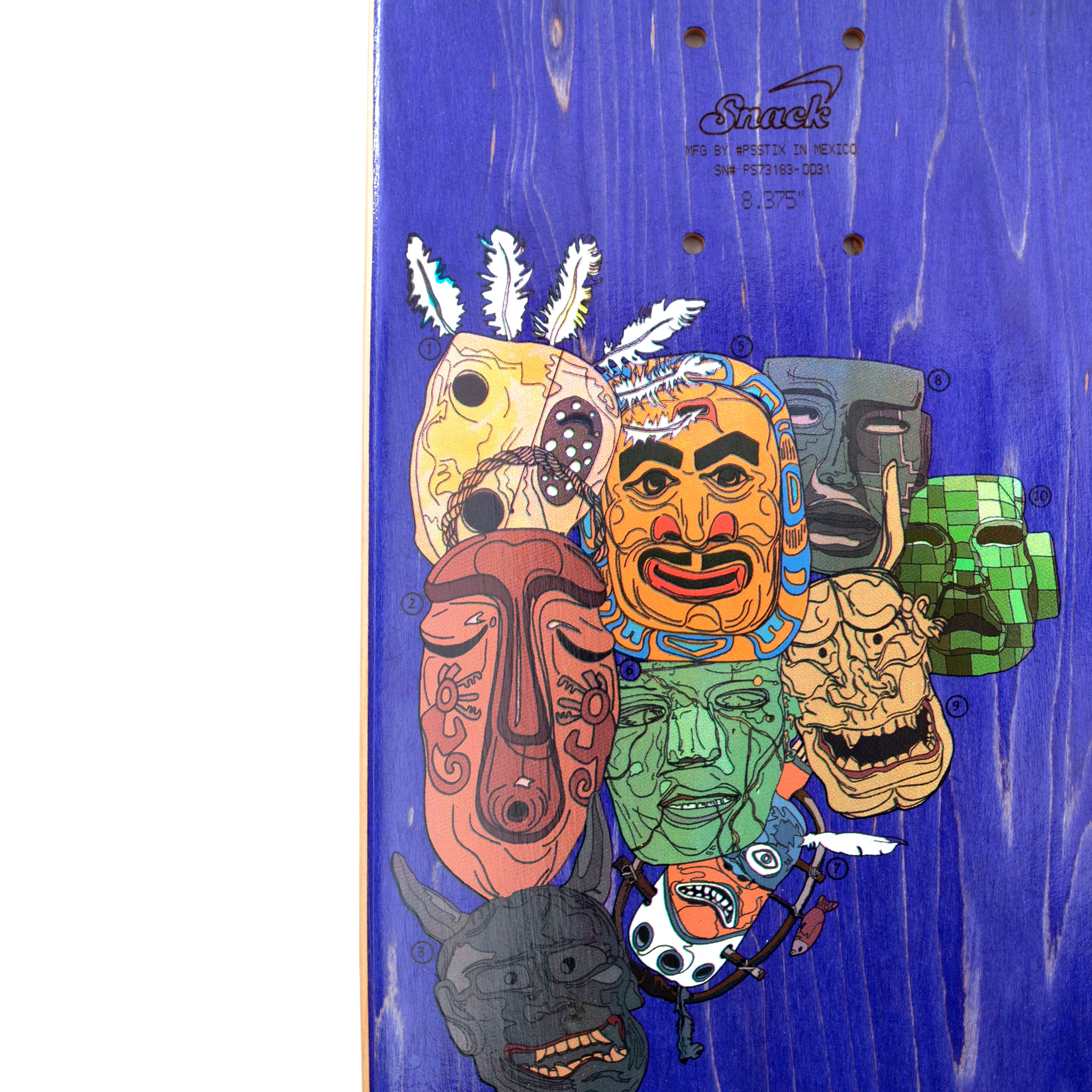 Snack Skateboarding Covarrubias Mask tavola skate acero