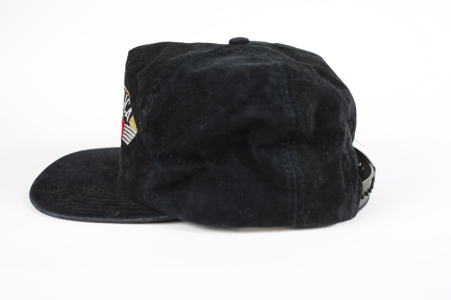 Winston cappellino snapback nero ricamato vintage