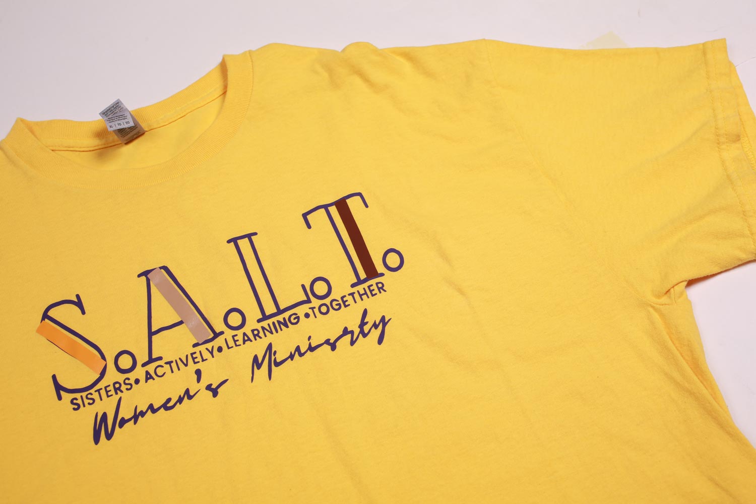 Theories S.A.L.T. Ministry t-shirt gialla XL 100% cotone