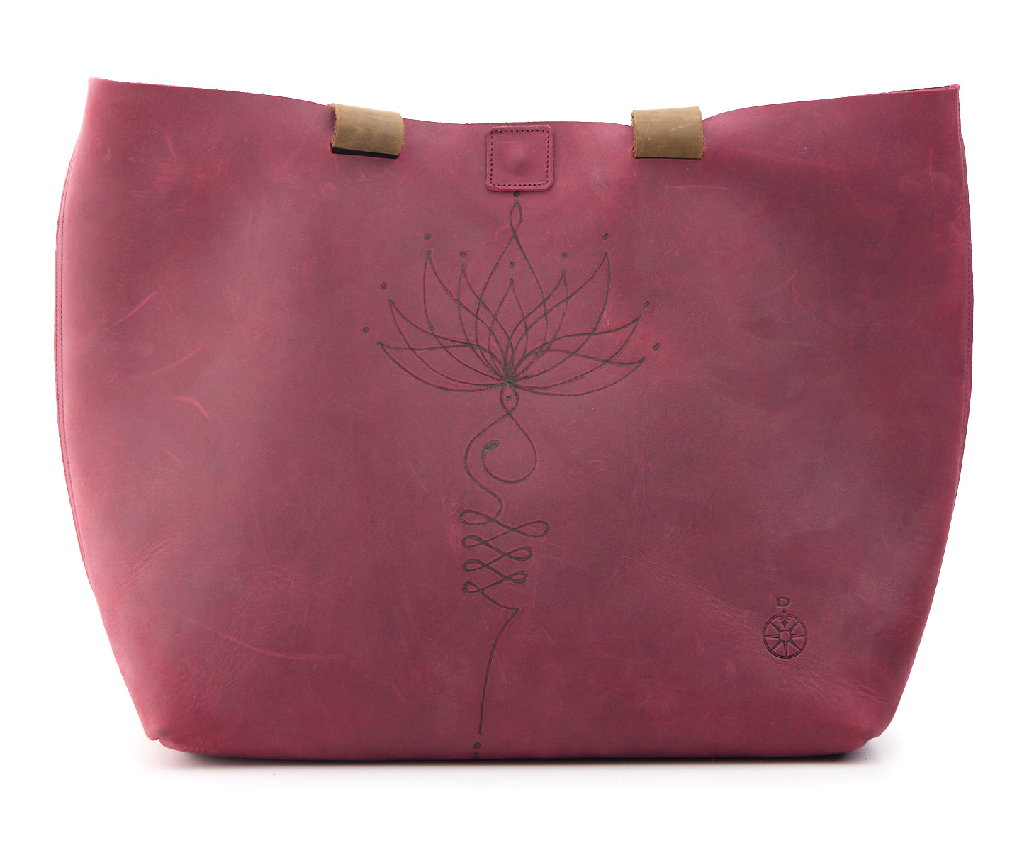 AC Longboards Garnet Mandala Flower borsa pelle chiara