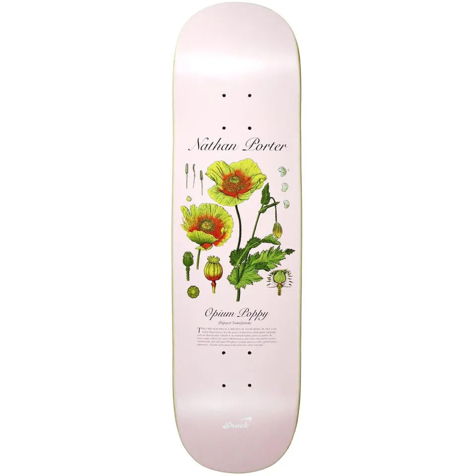 Snack Porter Poppy tavola skateboard 8.25 acero