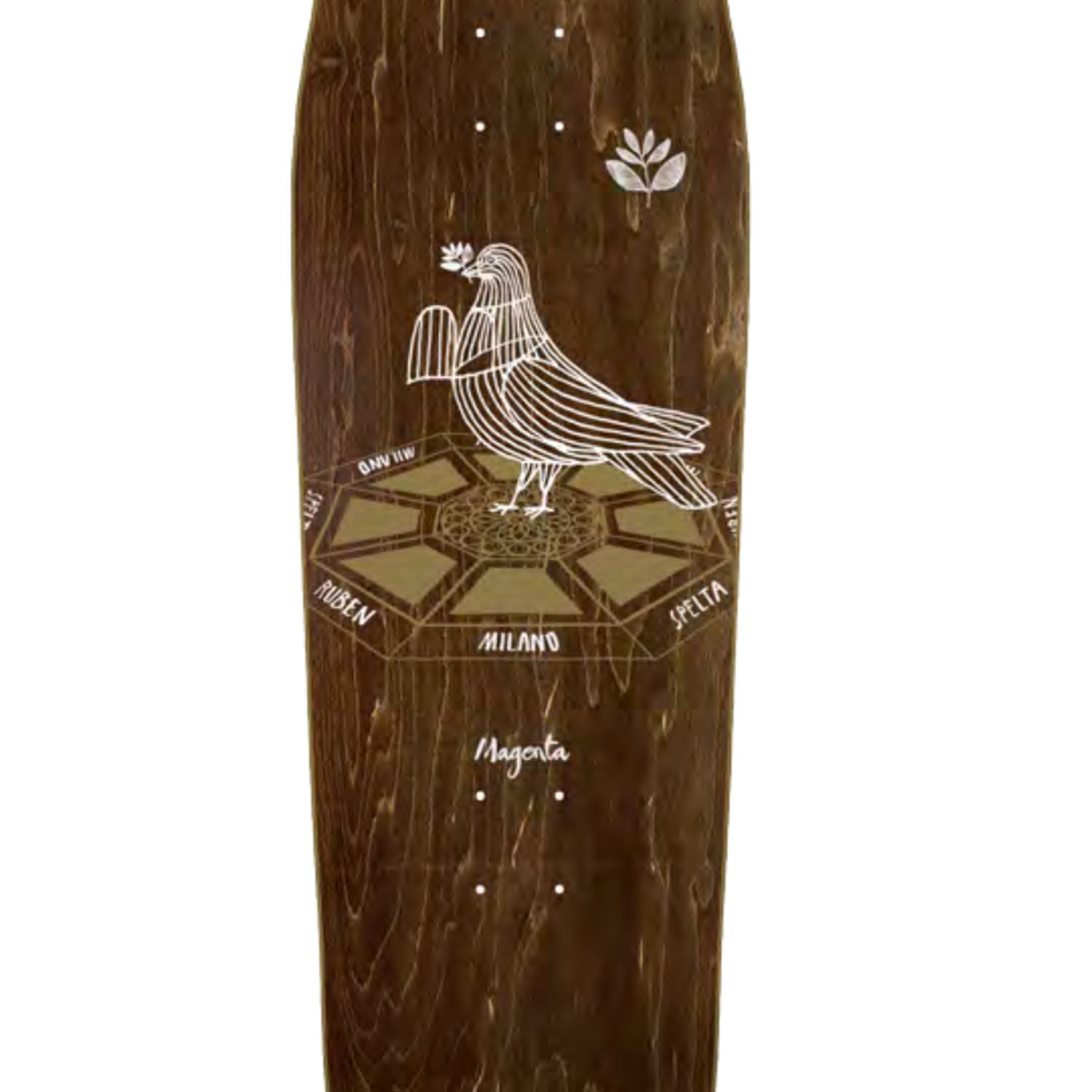 Magenta Ruben Spelta 1992 tavola skate 8.125" acero