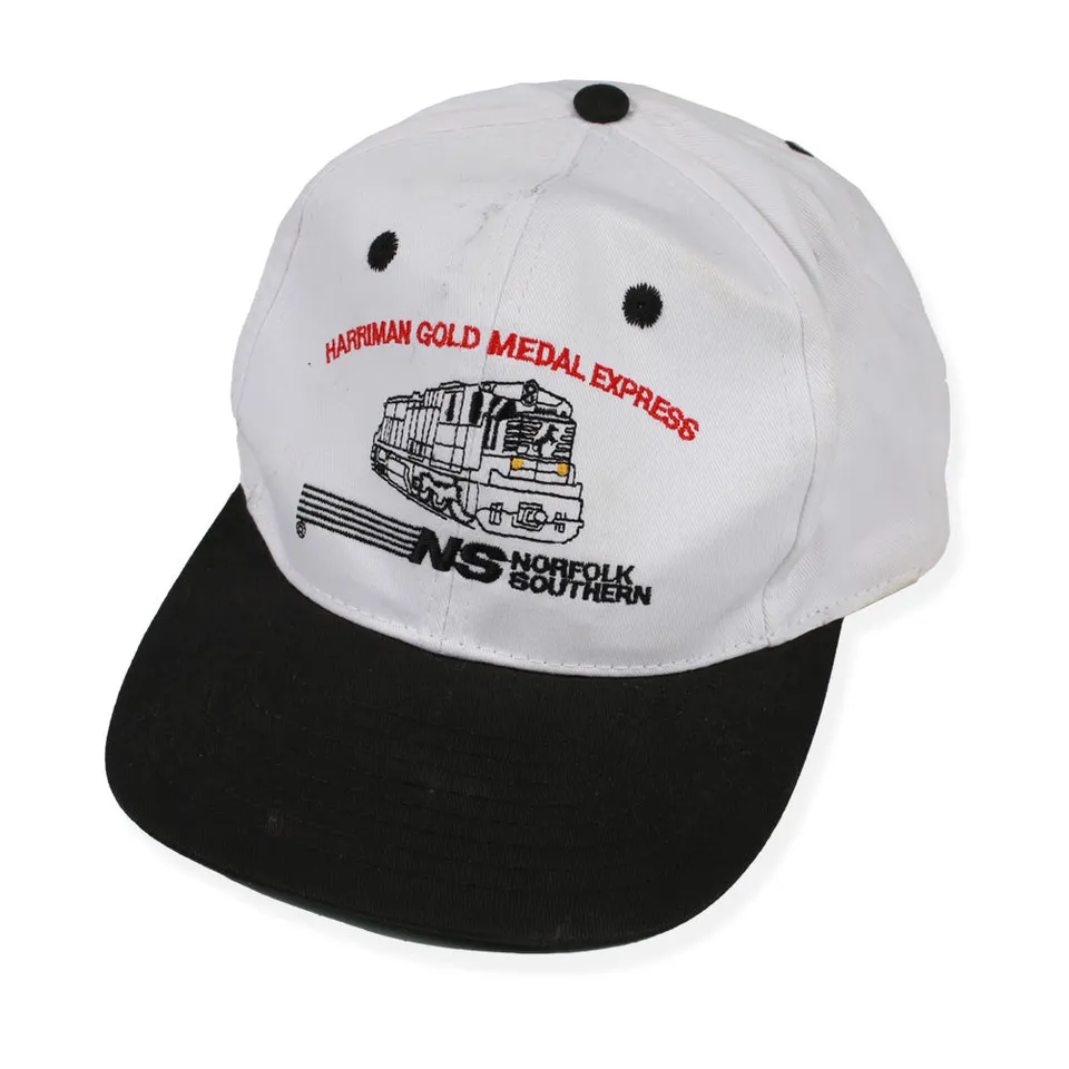 Norfolk Southern cappello snapback vintage bianco nero