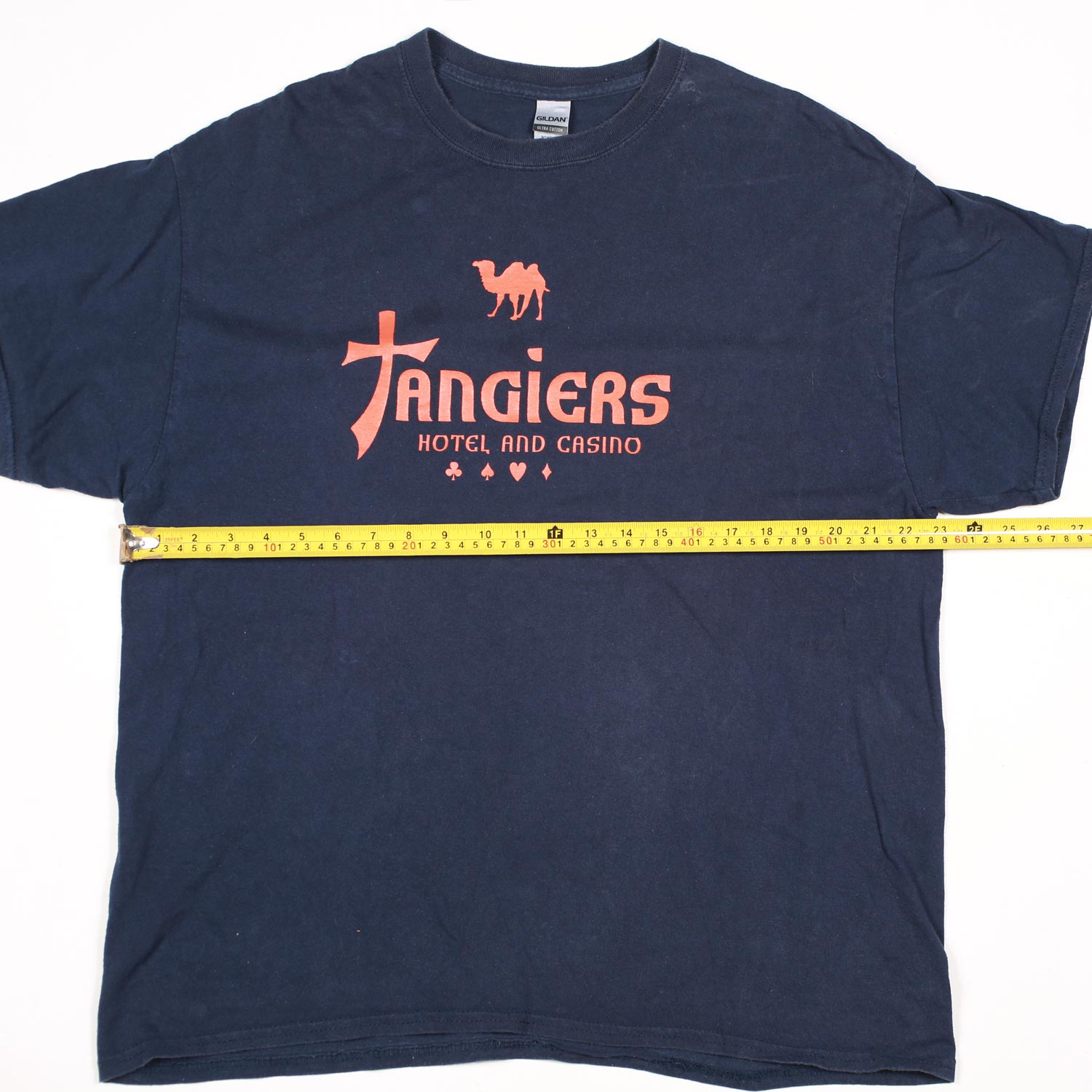 Tangiers Hotel Casino maglietta vintage blu XL cotone