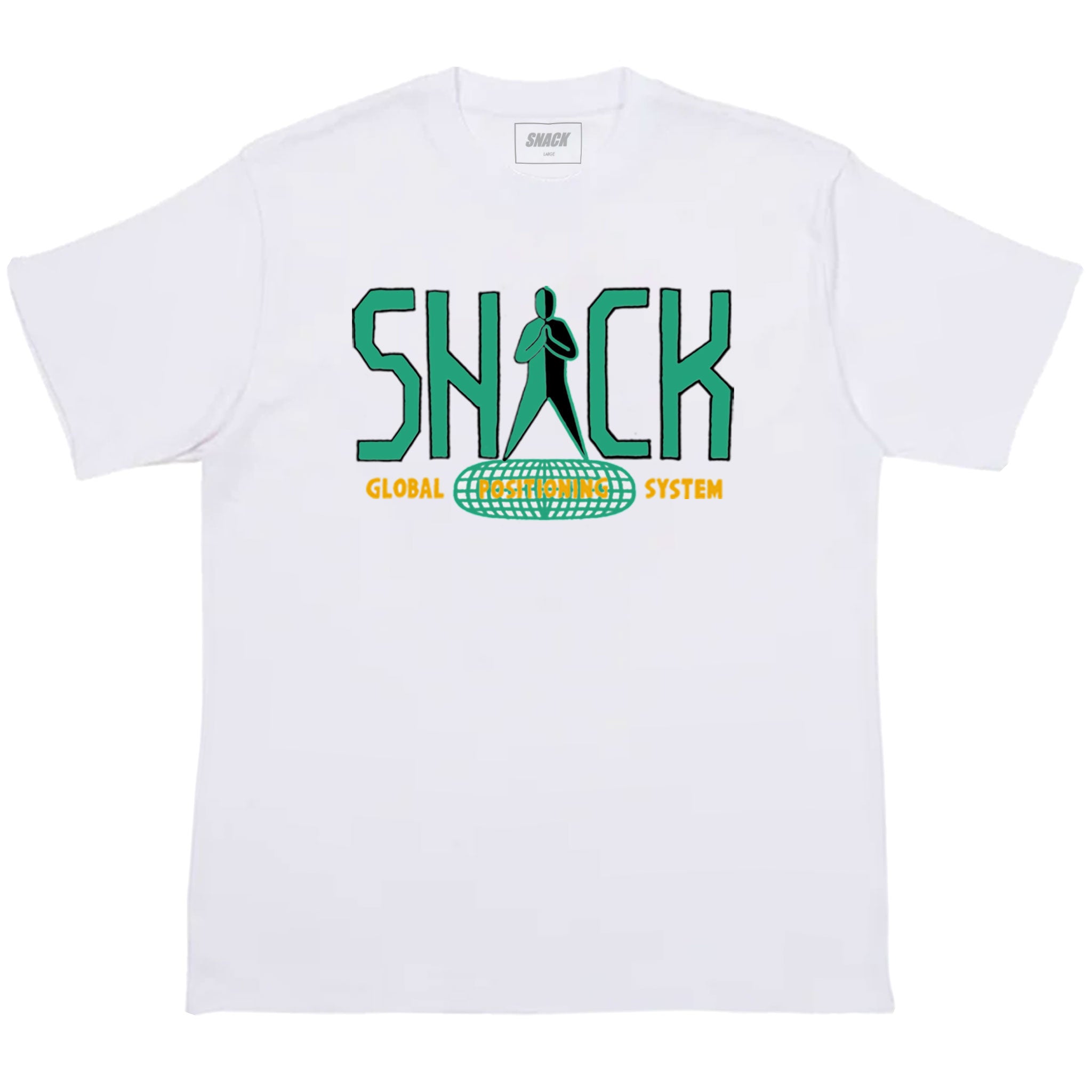 Snack GPS maglietta bianca cotone L