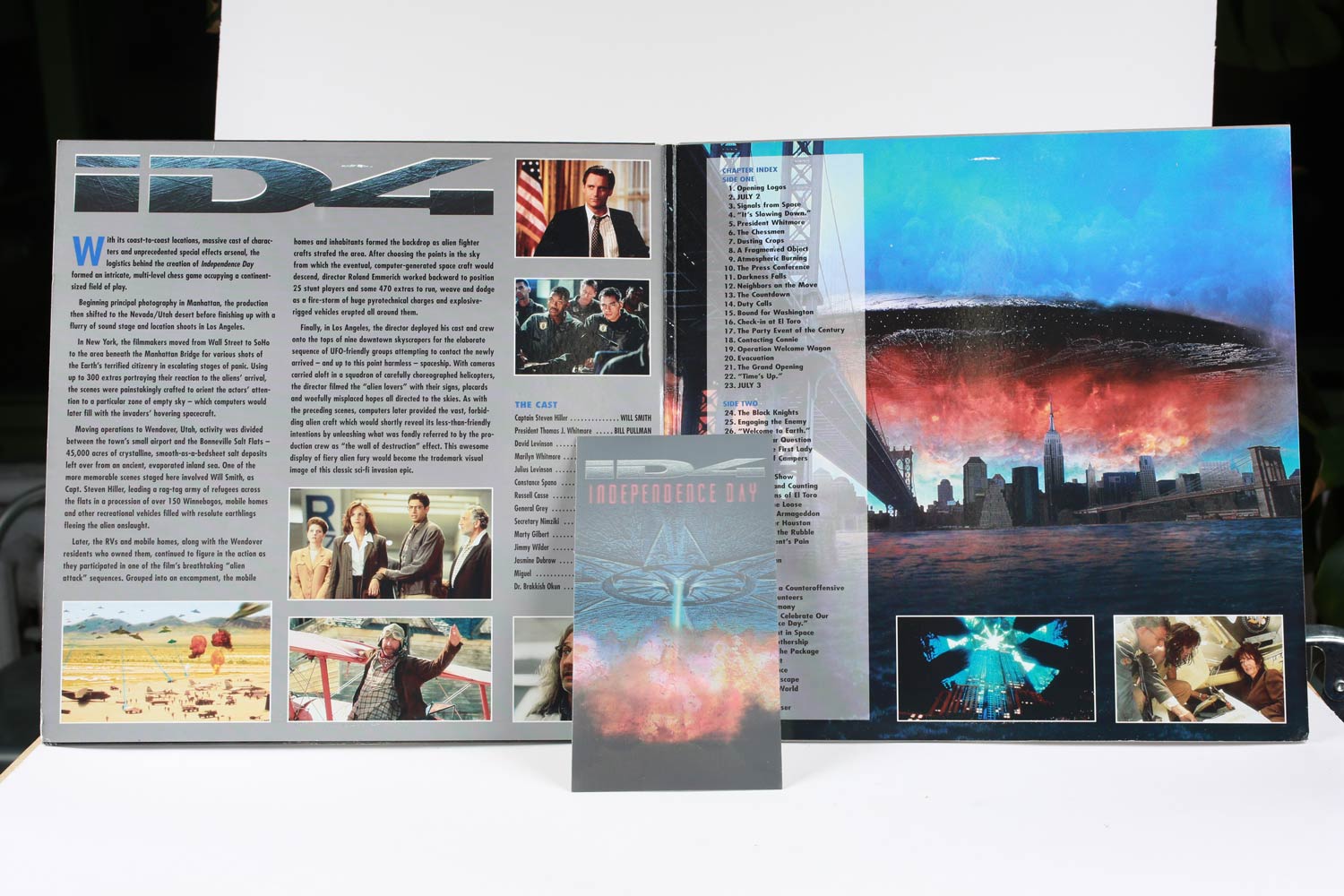 Independence Day 1996 film laserdisc vintage originale