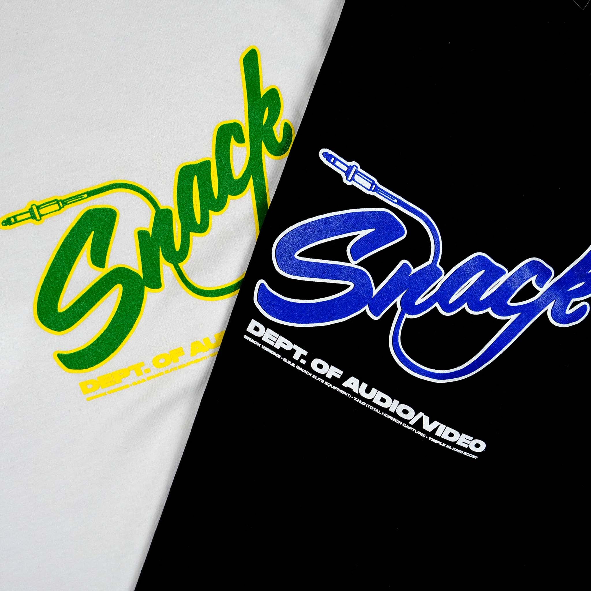 Snack Mic Check t-shirt cotone nera M