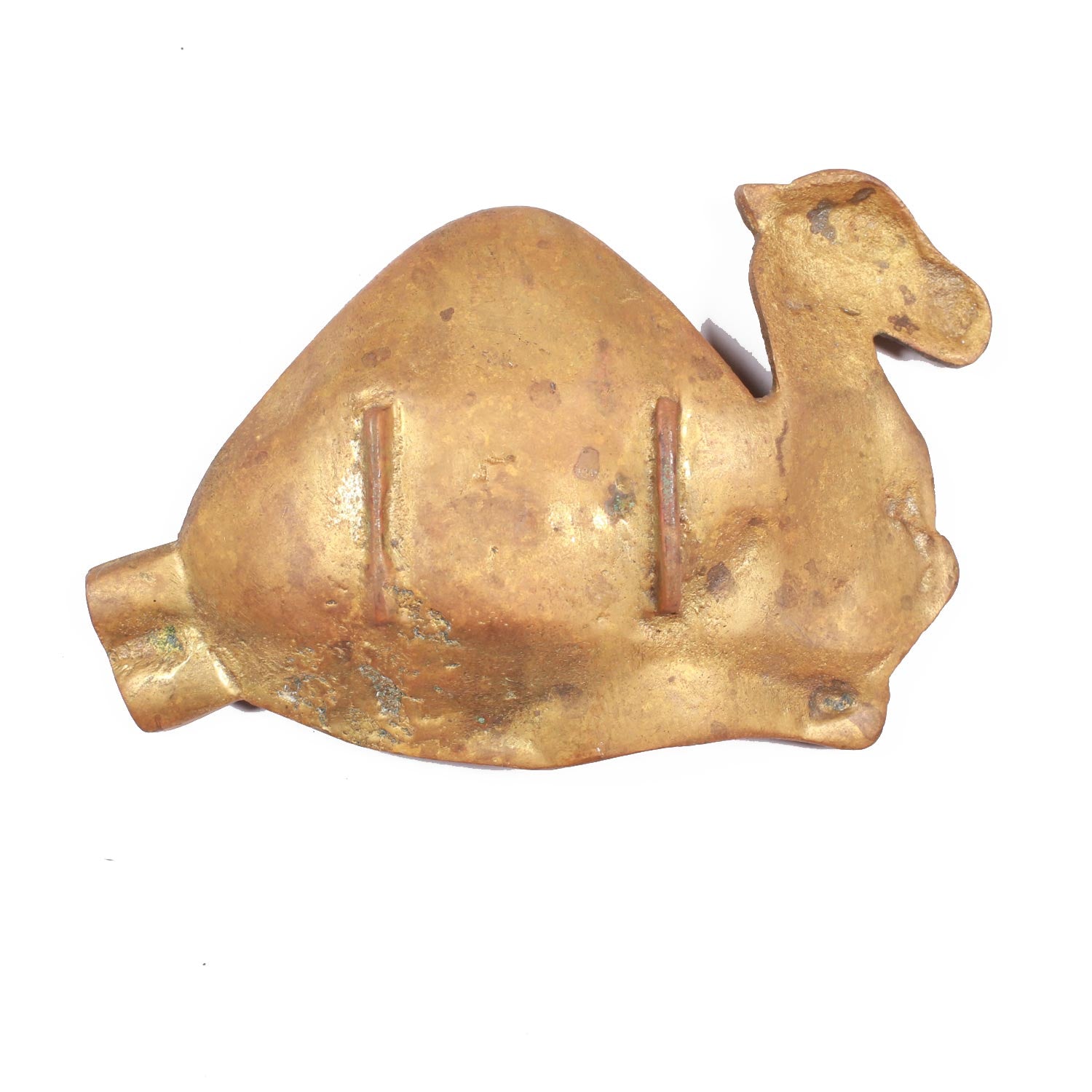 Camel posacenere vintage ottone deserto pesante