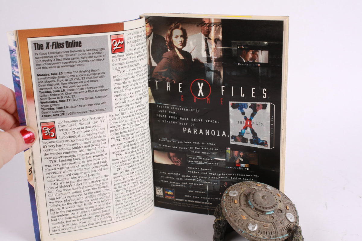 X-Files TV Guide rivista vintage 1998 Duchovny
