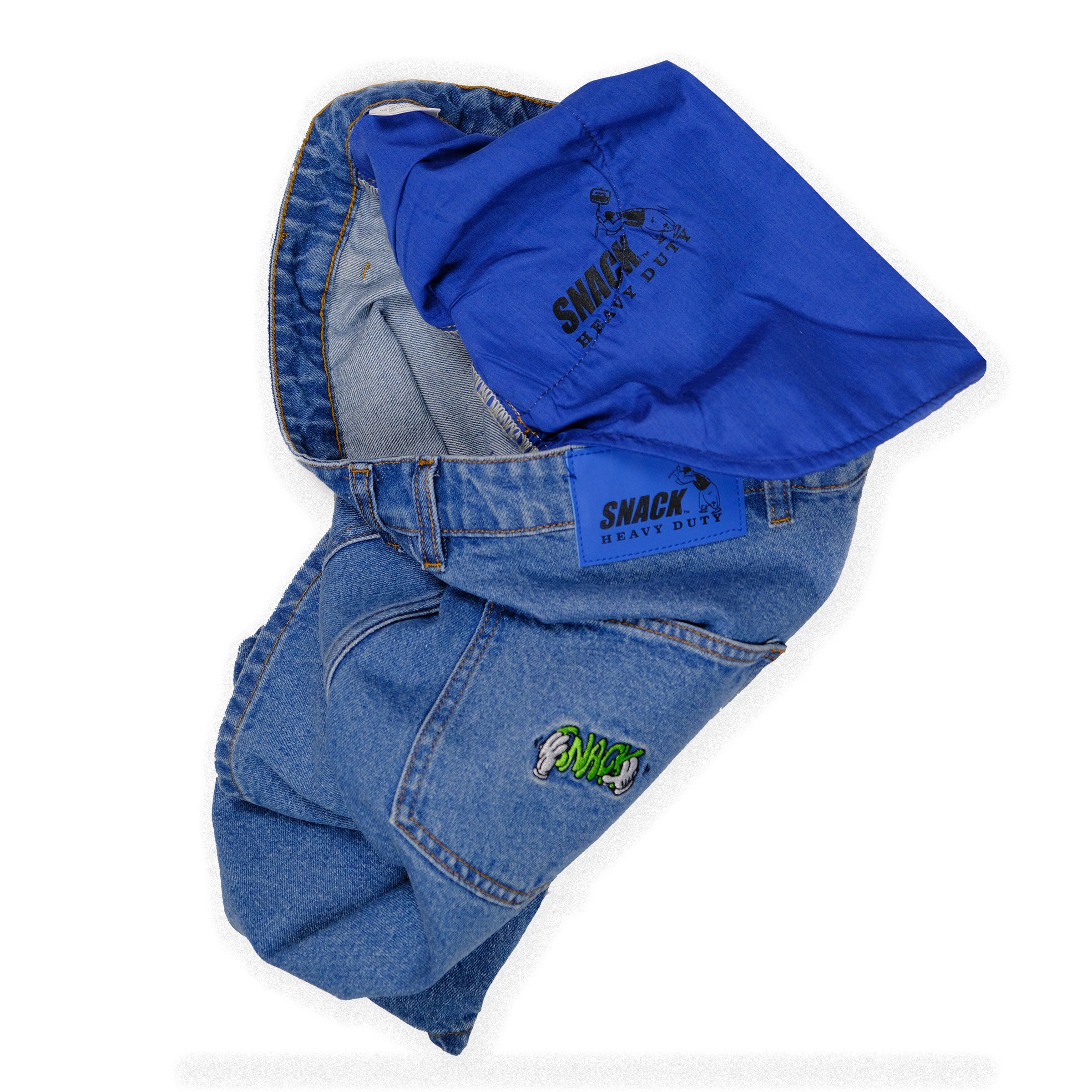 Snack Good Hands bermuda denim baggy