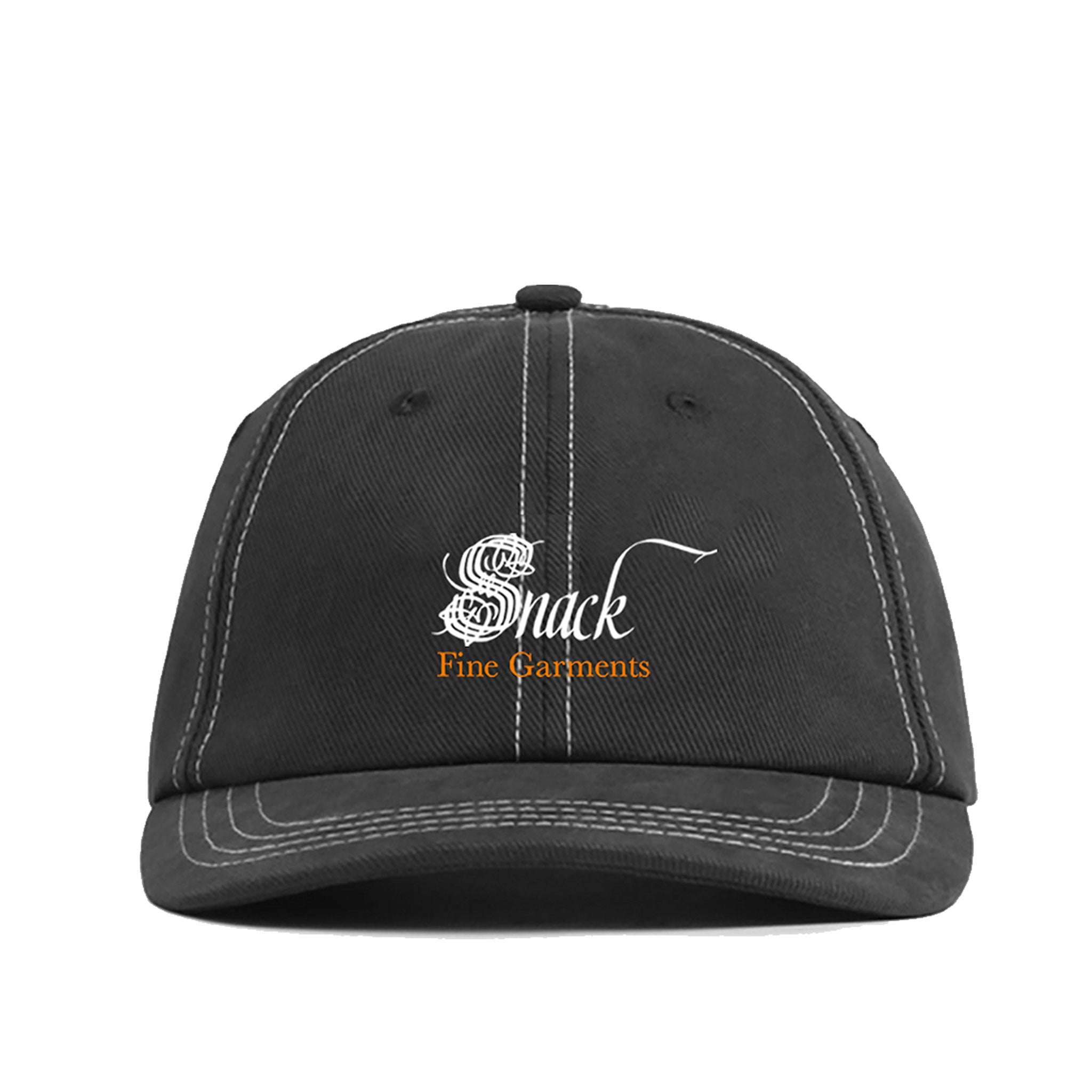 Snack Fine Garments cappello nero overdye cotone