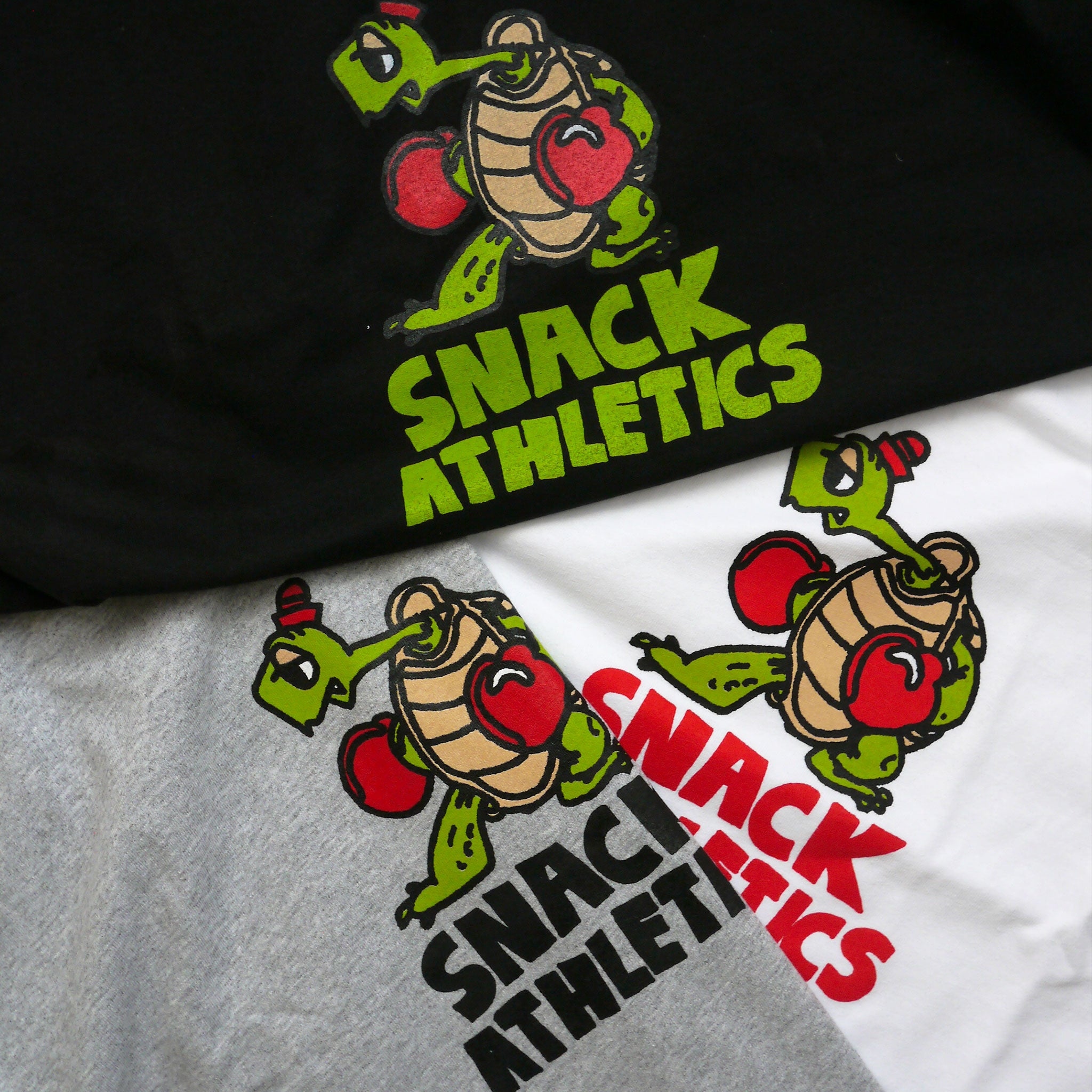 Snack Athletics T-Shirt Nera in Cotone Taglia M
