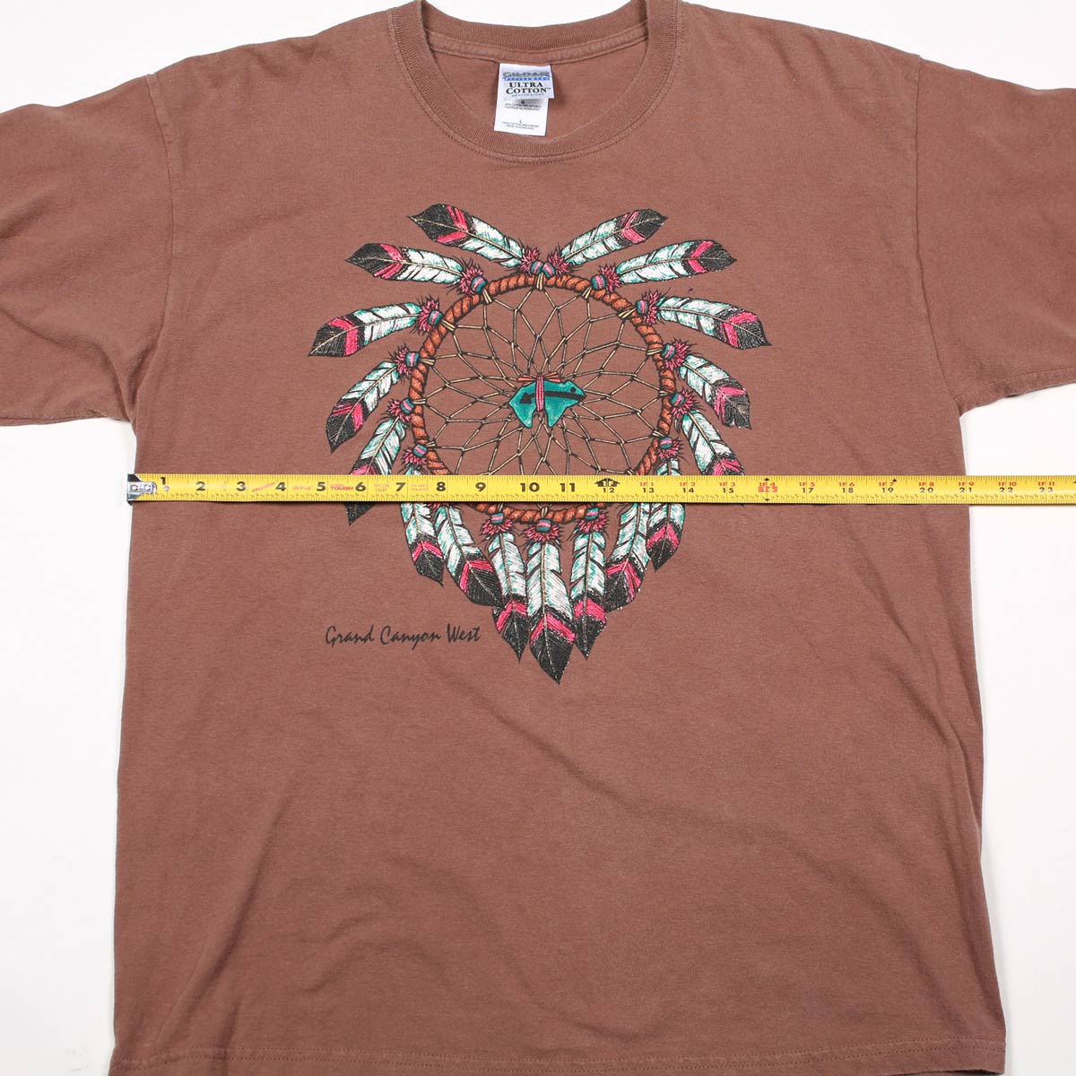 Grand Canyon West t-shirt vintage marrone L cotone USA