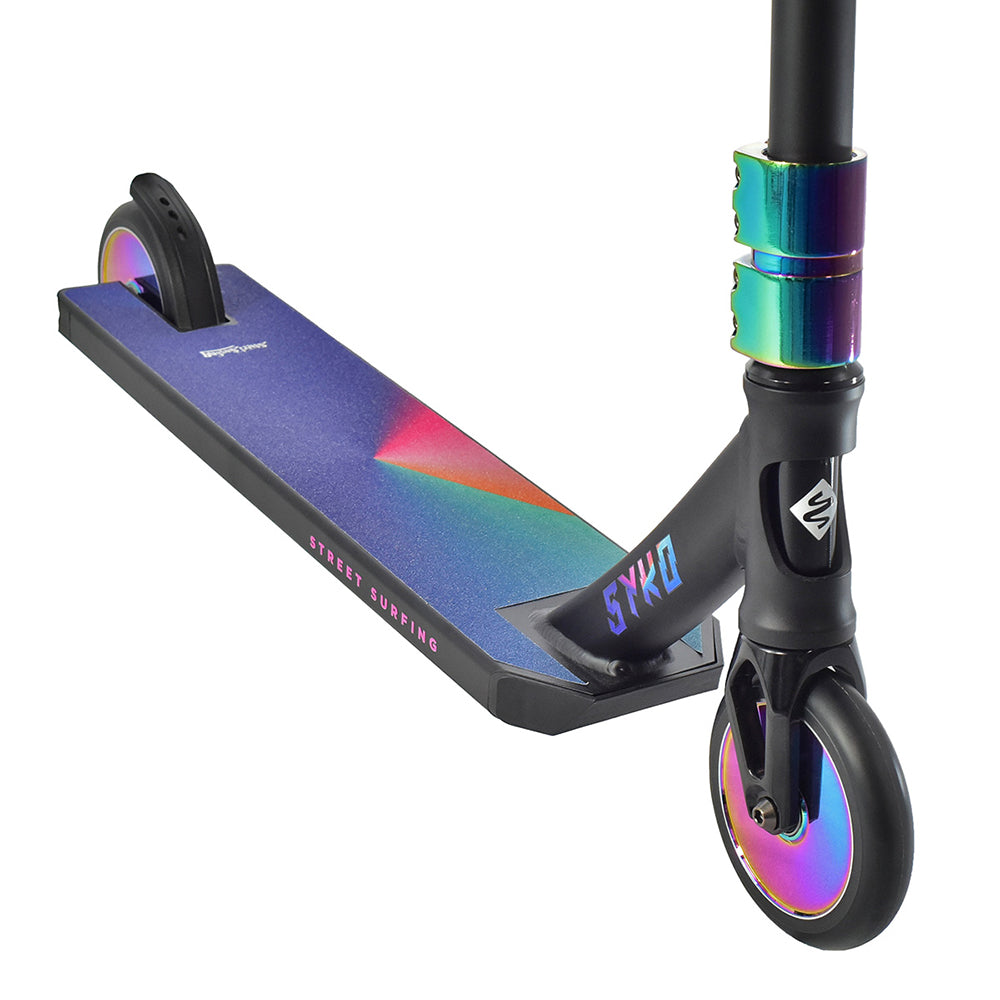 Street Surfing Syko monopattino stunt Black Mint SCS