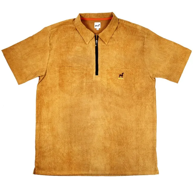 Snack Buck Corduroy felpa mezza zip L velluto