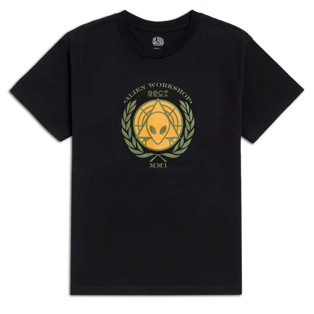 Alien Workshop AWOL t-shirt nera cotone pesante