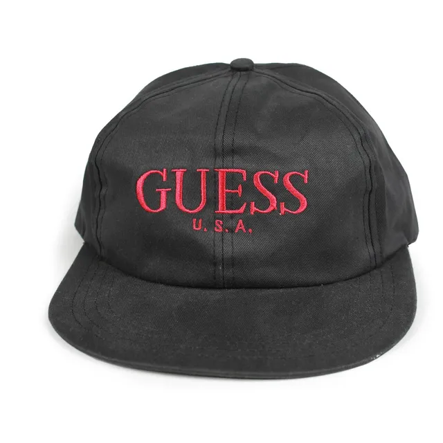 Guess USA Vintage cappellino snapback nero anni 90