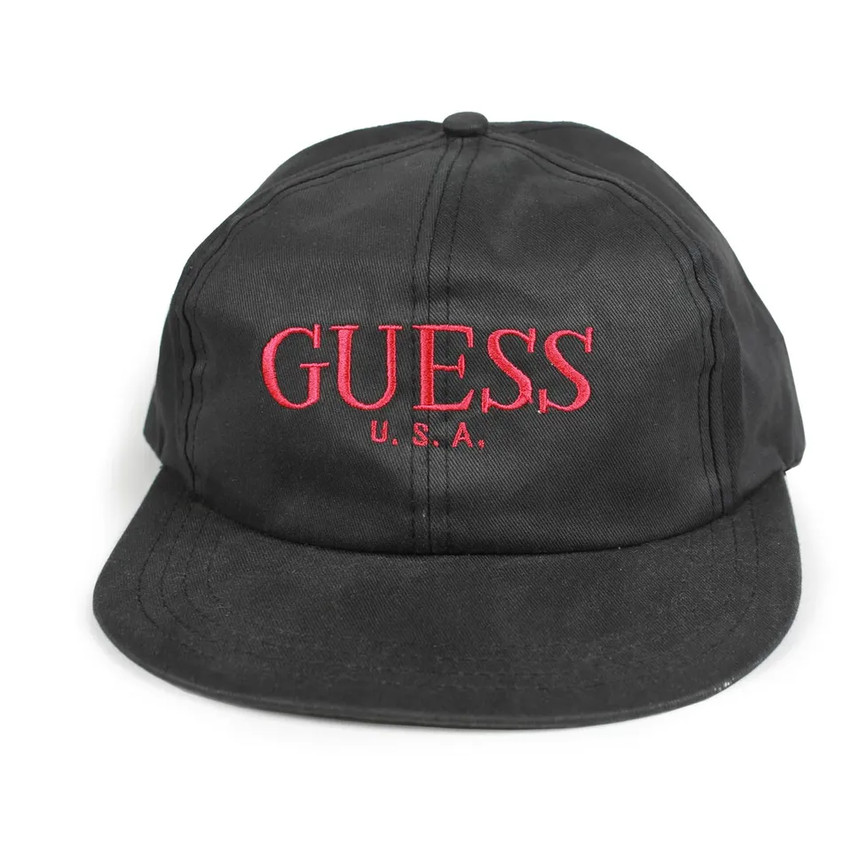 Guess USA Vintage cappellino snapback nero anni 90