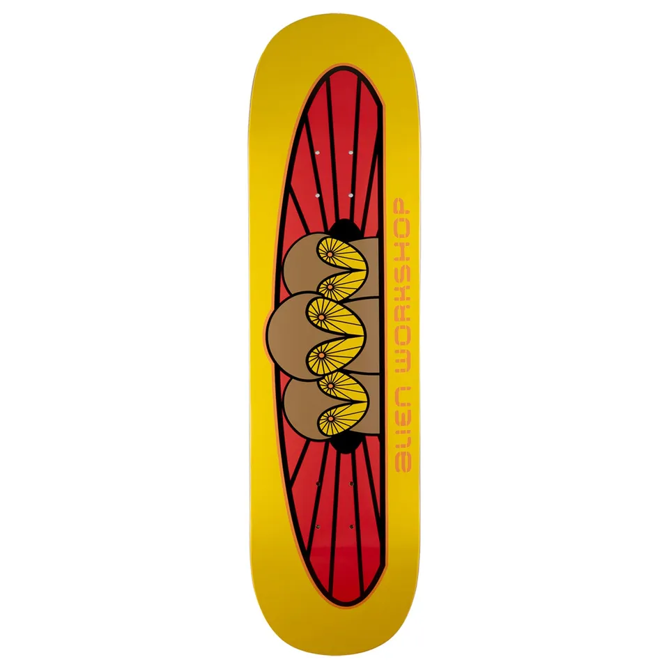 Alien Workshop Owliad Tavola Skateboard 8.50" Gialla Acero