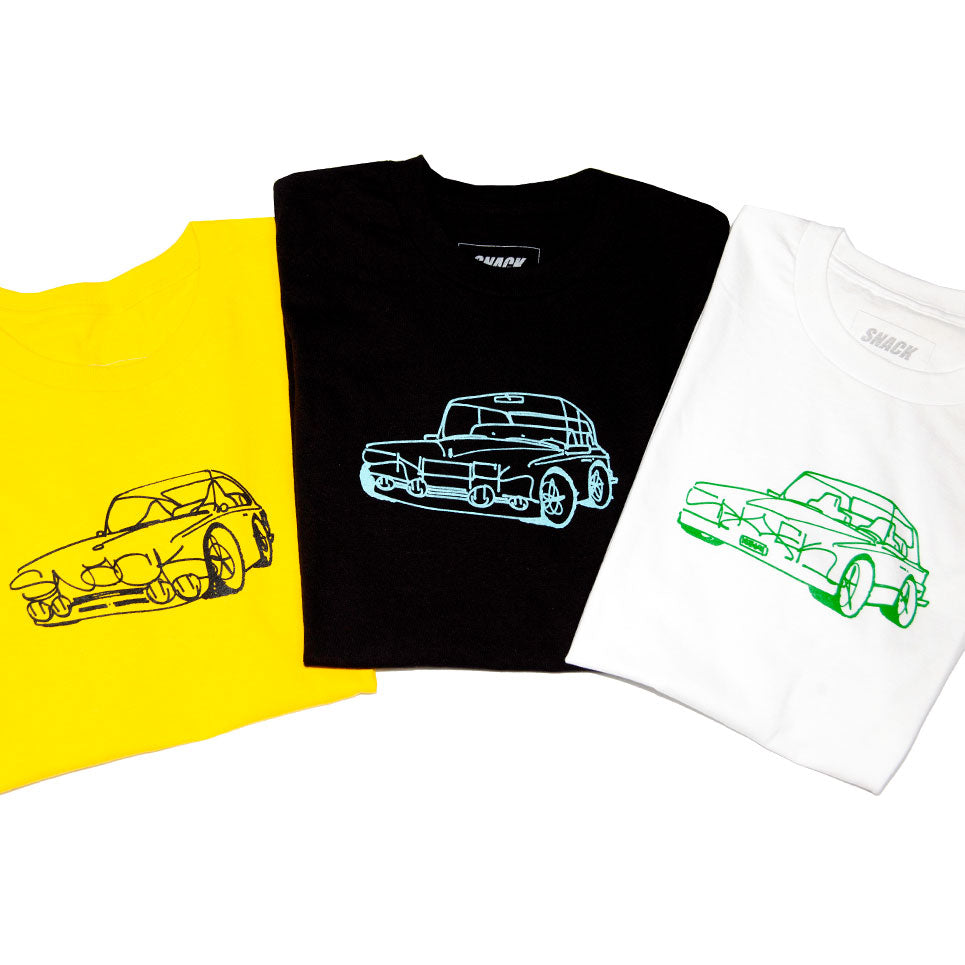 Snack Team Whip t-shirt nera cotone