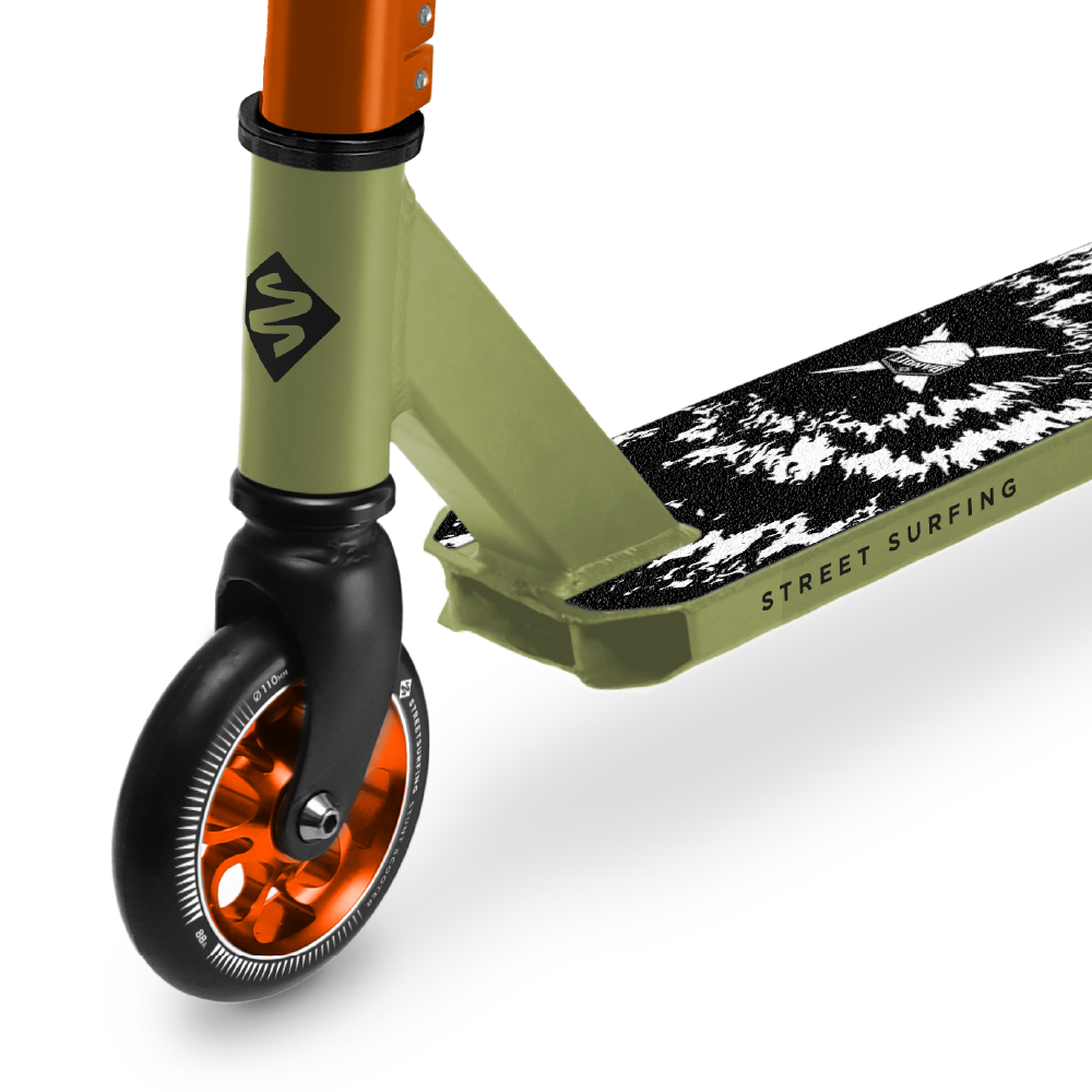Street Surfing Bandit X Blast Olive monopattino freestyle HIC