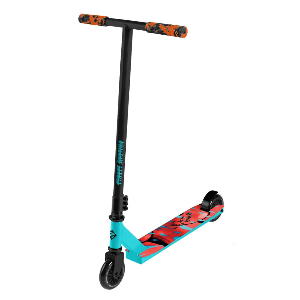 Street Surfing Trickster monopattino stunt Blue Splash bimbo