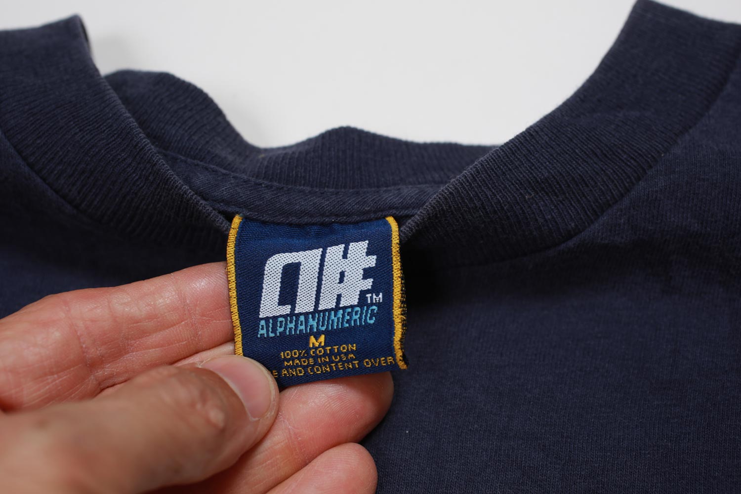 Alphanumeric Periodic Table maglietta navy M cotone