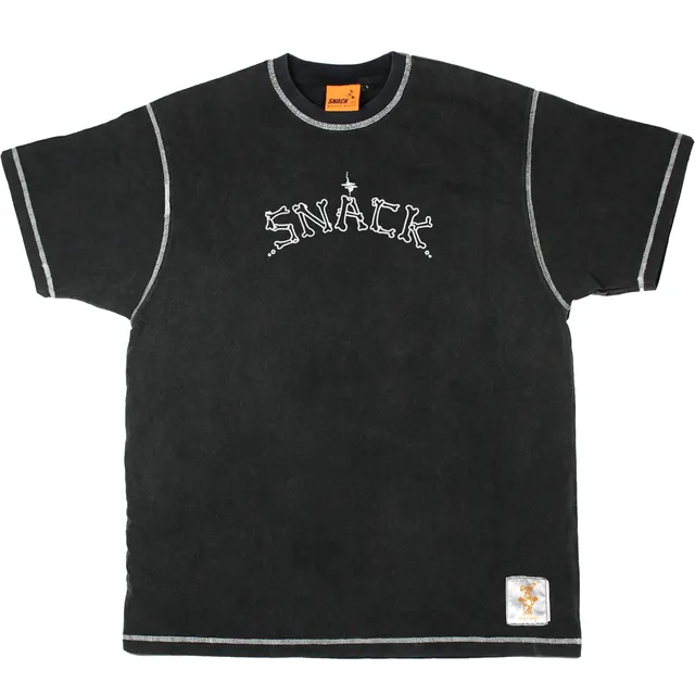 Snack Bones t-shirt cotone pesante oversize