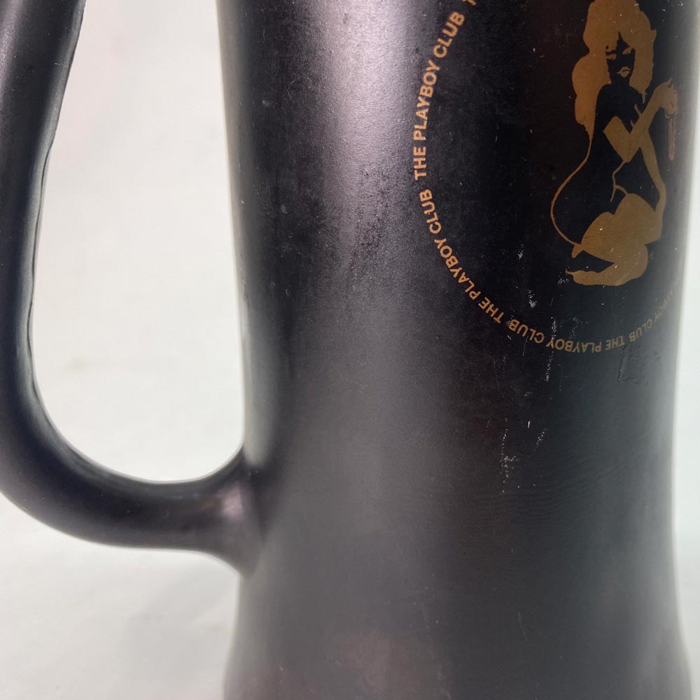 Playboy Club tazza vetro nero anni 70 vintage