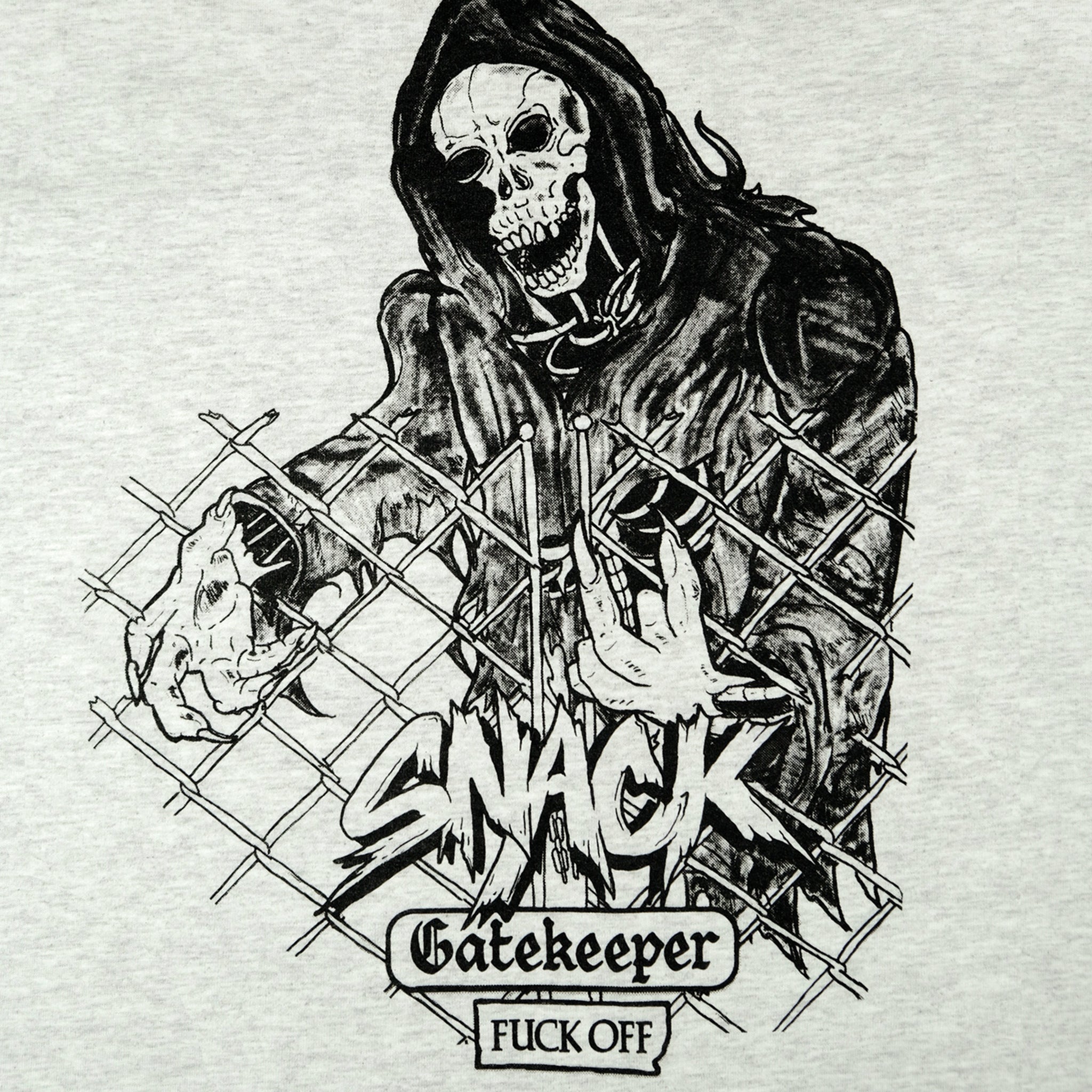 Snack Gatekeeper t-shirt cotone ash