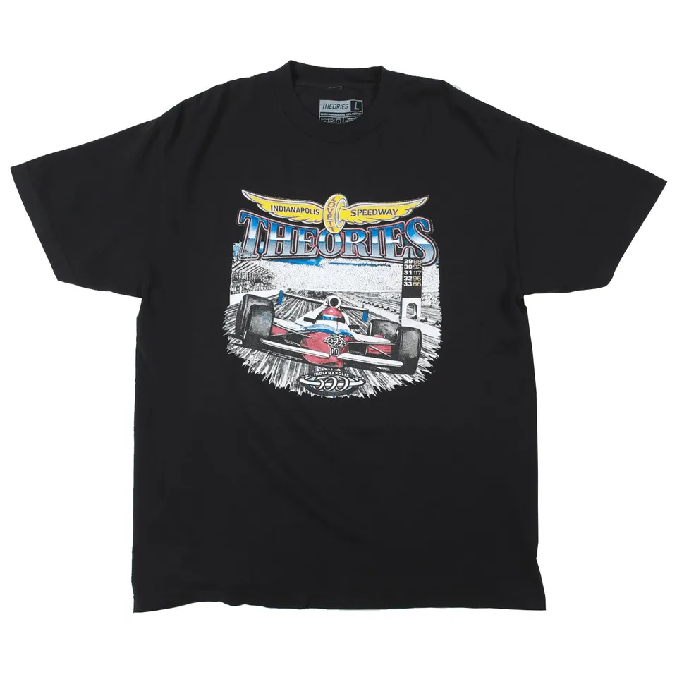 Theories Speedway maglietta nera cotone pesante