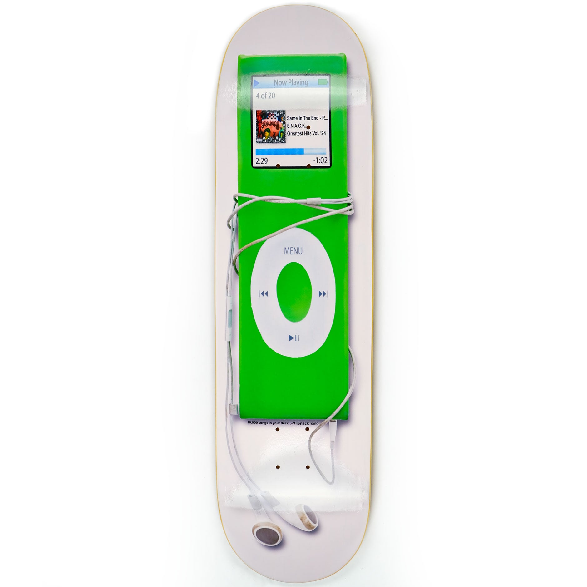 Snack 10,000 Songs tavola skate 8.5 acero