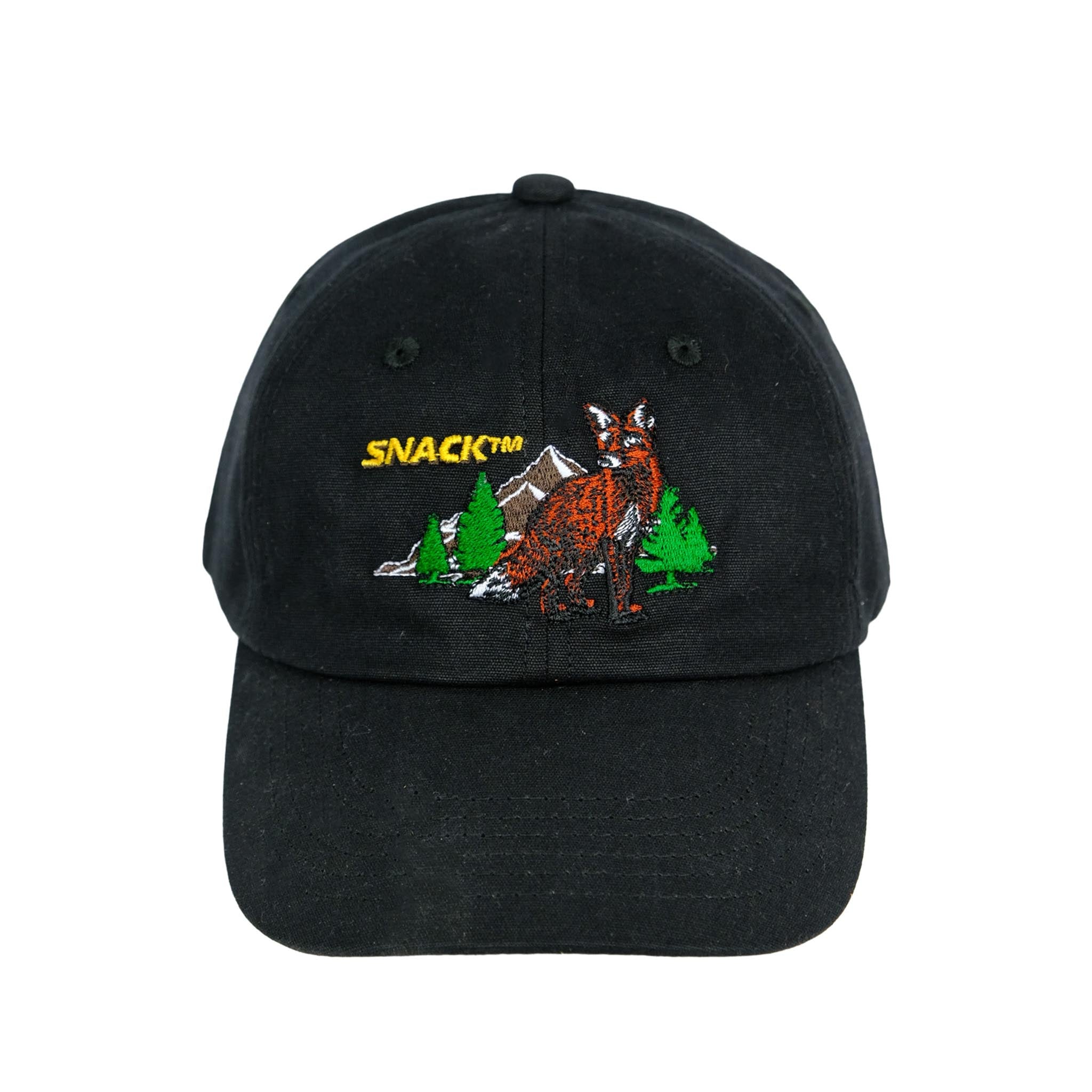 Snack Crazy Like a Fox cappello nero tela cerata