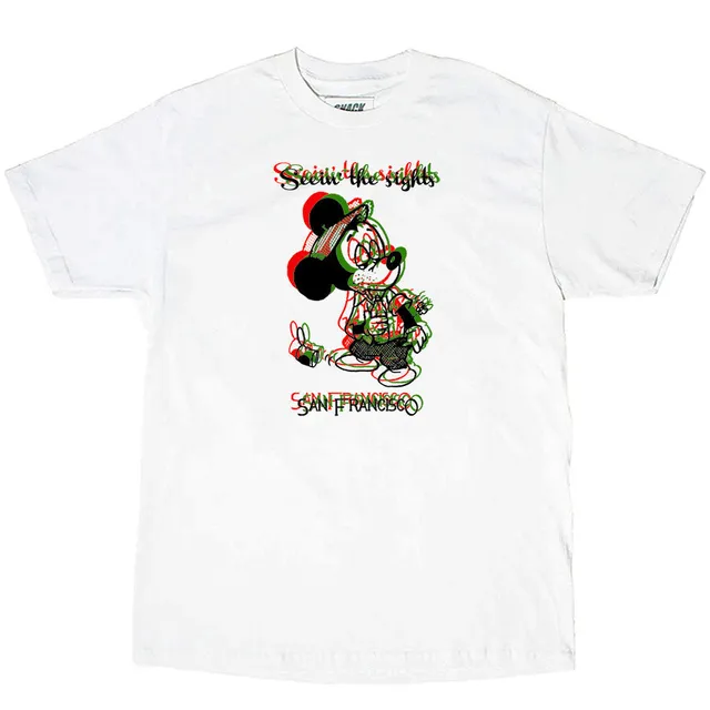 Snack Seein the Sights t-shirt bianca overprint