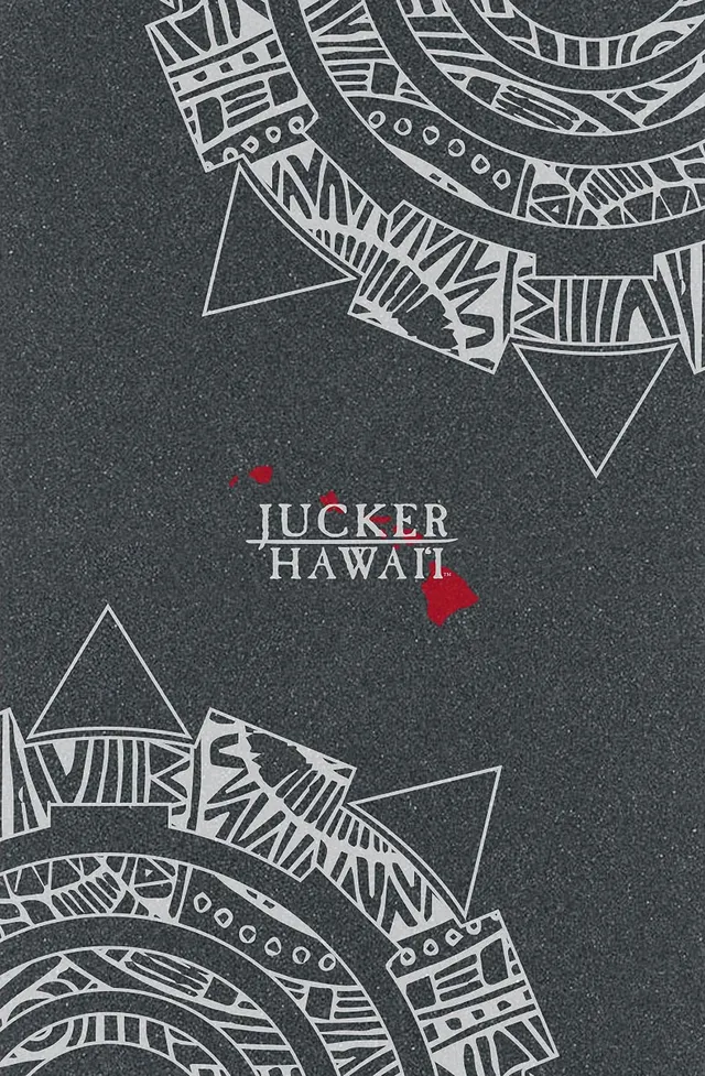 Jucker Hawaii Sun Griptape Skateboard 33"x9" Antiscivolo