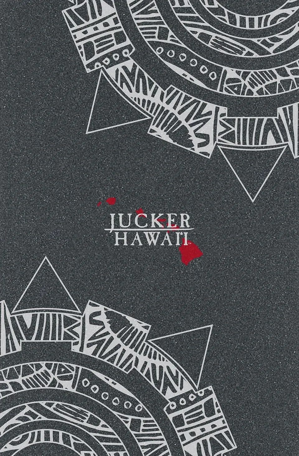 Jucker Hawaii Sun Griptape Skateboard 33"x9" Antiscivolo