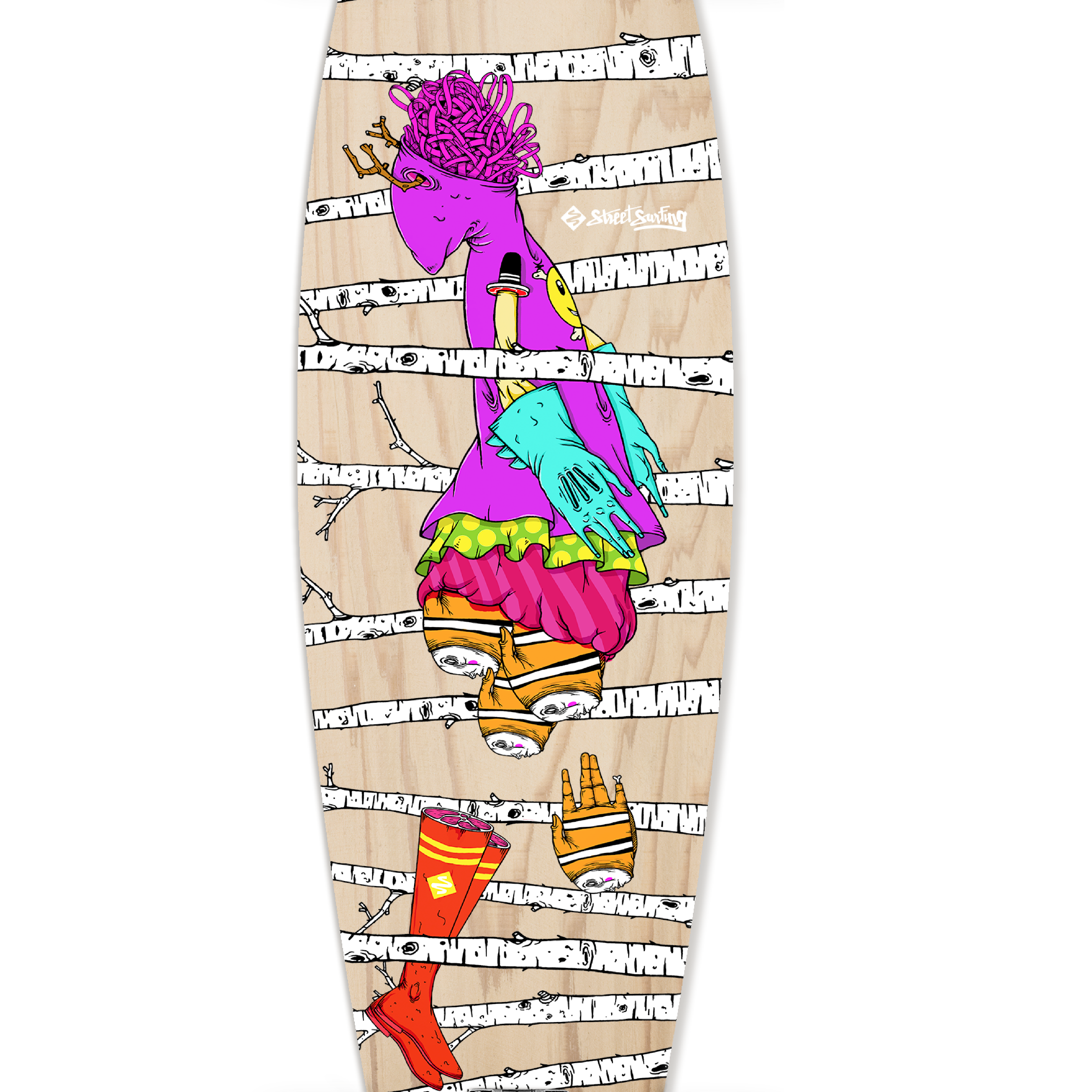Street Surfing Pintail 40 Woods longboard 40 pollici