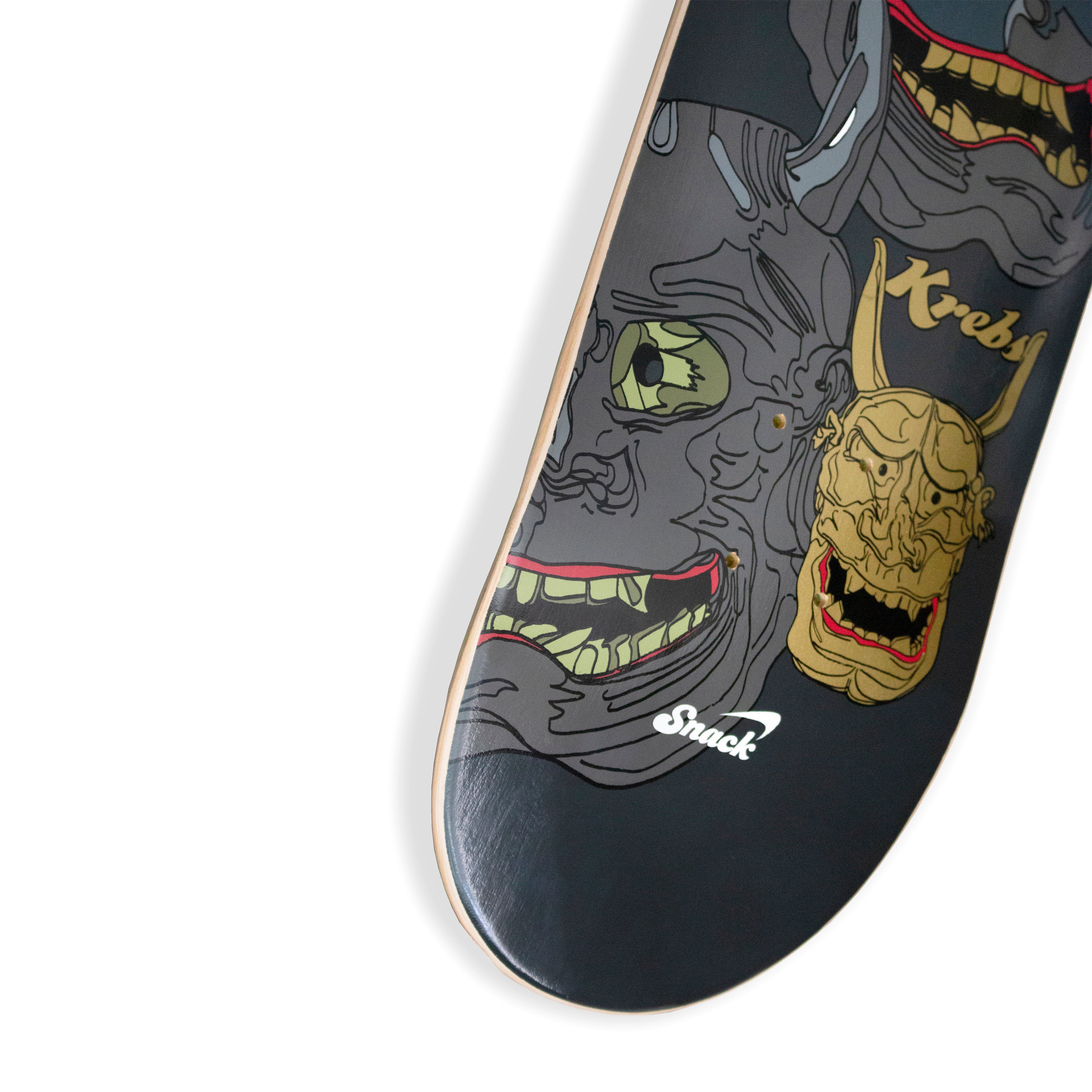 Snack Krebs Mask tavola skate legno acero