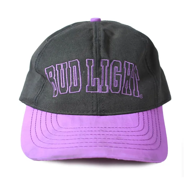 Bud Light cappellino strapback bungee nero viola