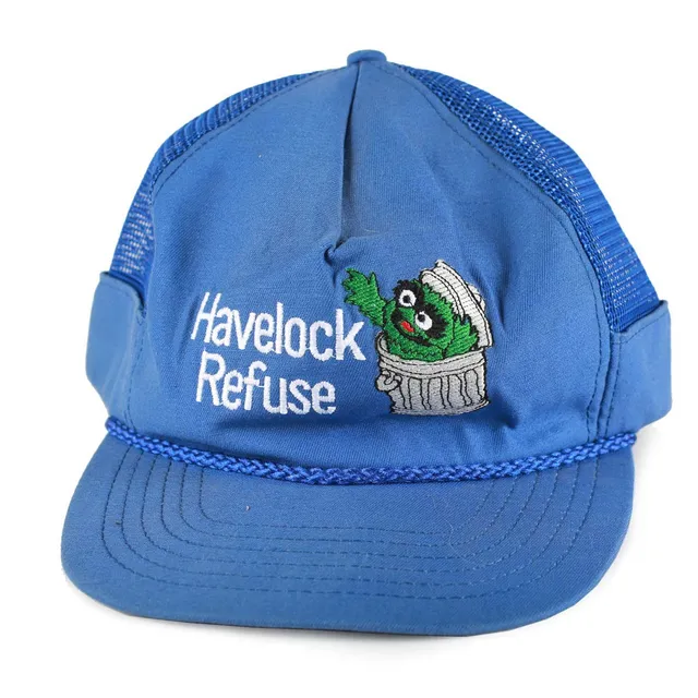 Theories of Atlantis Oscar the Grouch cappello trucker blu mesh