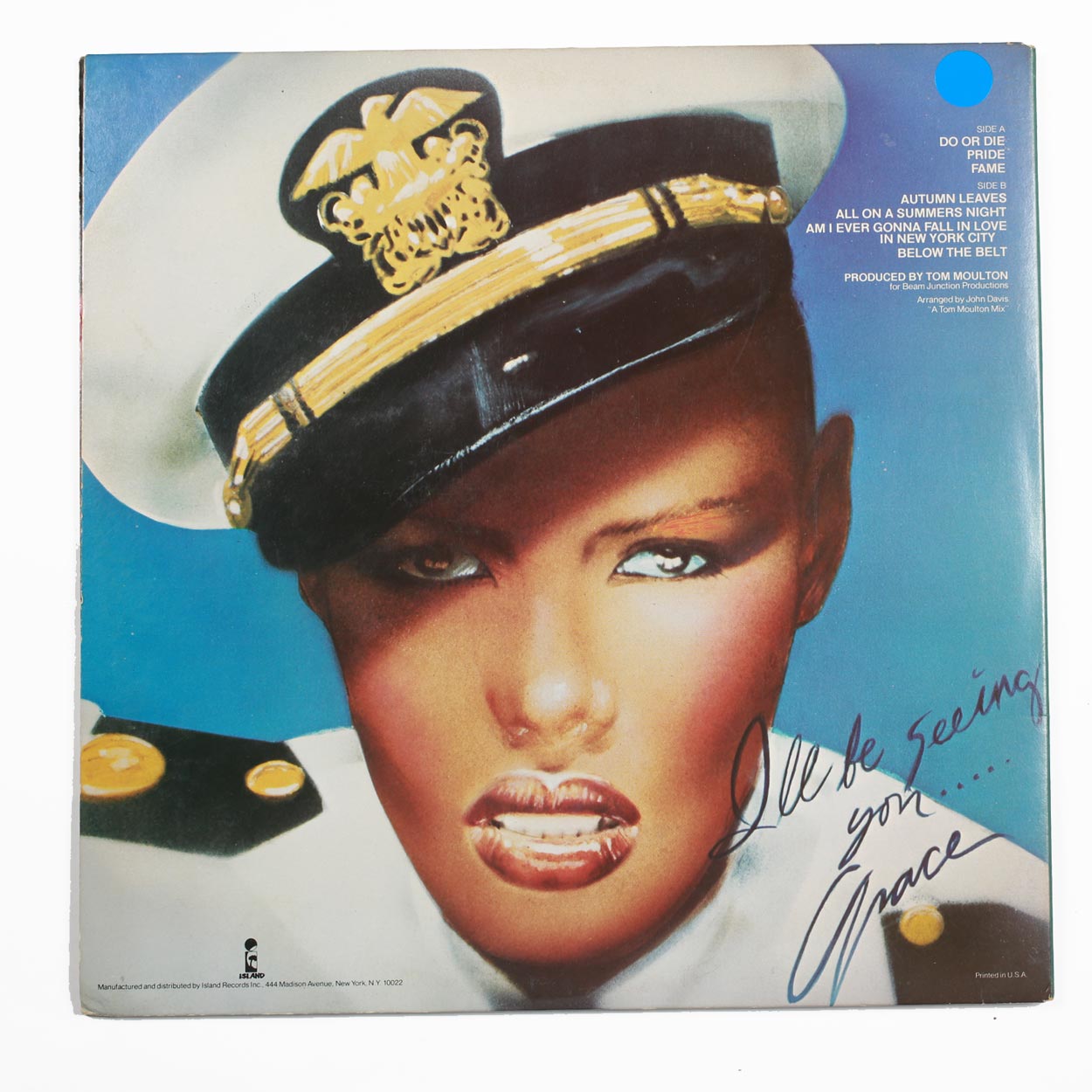 Grace Jones Fame disco vinile LP 12" 1978 gatefold