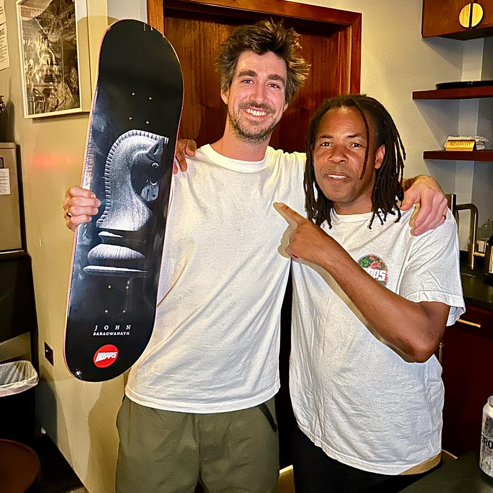 Hopps John Baragwanath Chess tavola skate acero