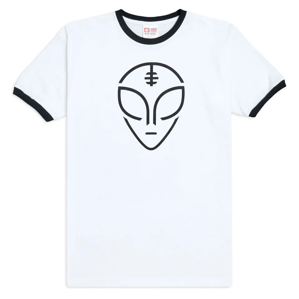 Alien Workshop Watcher Ringer t-shirt naturale/nero cotone