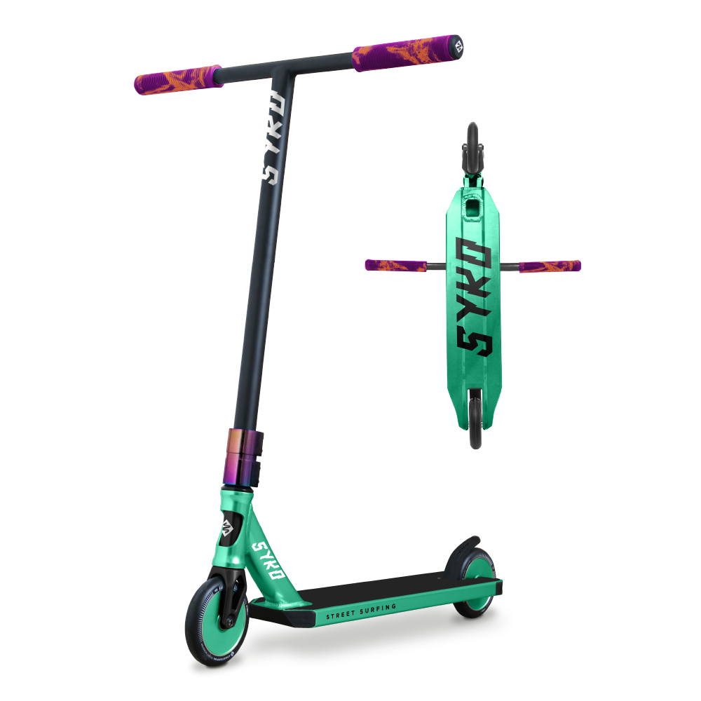 Street Surfing Syko Green Pepper monopattino freestyle verde SCS