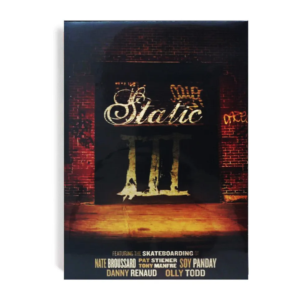 Theories of Atlantis Static III DVD skate 2008