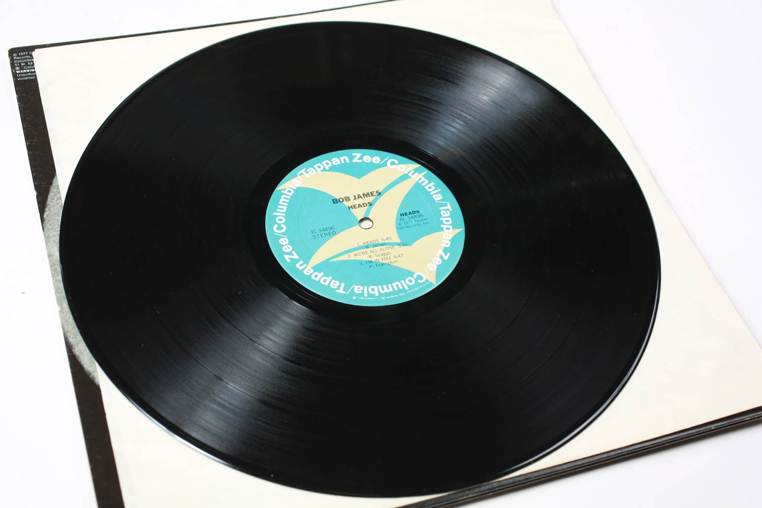 Bob James Heads disco vinile LP 1977 gatefold
