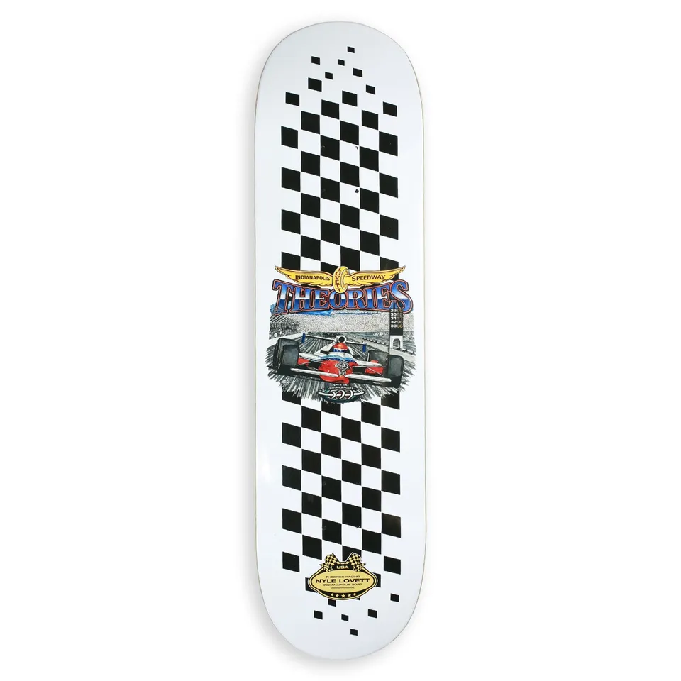 Theories Nyle Lovett Speedway tavola skate 8.25 legno acero