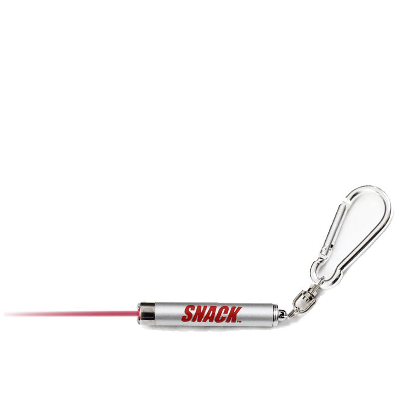Snack Laser Pointer puntatore laser LED portachiavi